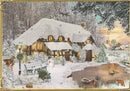 Advent Greeting Card – Charming Winter Cottage - Christmas >> Advent - by Coppenrath