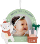 Baby's First Christmas 2025 Photo Frame Hallmark Christmas Ornament
