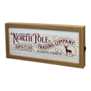 North Pole Trading Company Lighted Sign