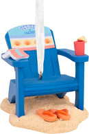 Retired and Happy Beach Chair Hallmark Ornament