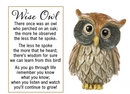 Wise Owl Pocket Stone - Gift Shoppe >> Jewelry >> Charms and Worry Stones - by Ganz - view 3