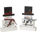 Snowman Block Decor -