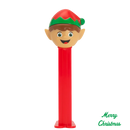 Christmas Pez Dispenser with 3 Rolls of Candy - Elf