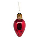 Glass Oversized C7 Bulb Ornament - - Christmas >> Ornaments >> Glass - by Kurt Adler - view 4