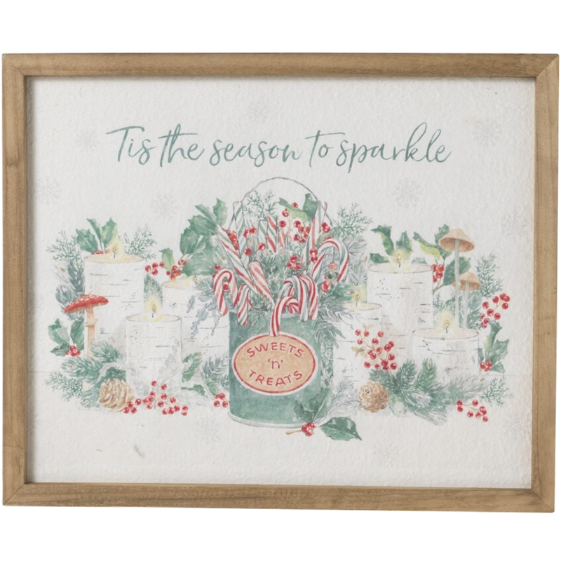Tis the Season to Sparkle Wall Art