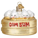 Dim Sum  Glass Ornament