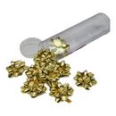 Tiny Metallic Bows in a Tube 9 Pack - Gold - Gift Shoppe >> Gift Wrap - by Paper Images - view 2