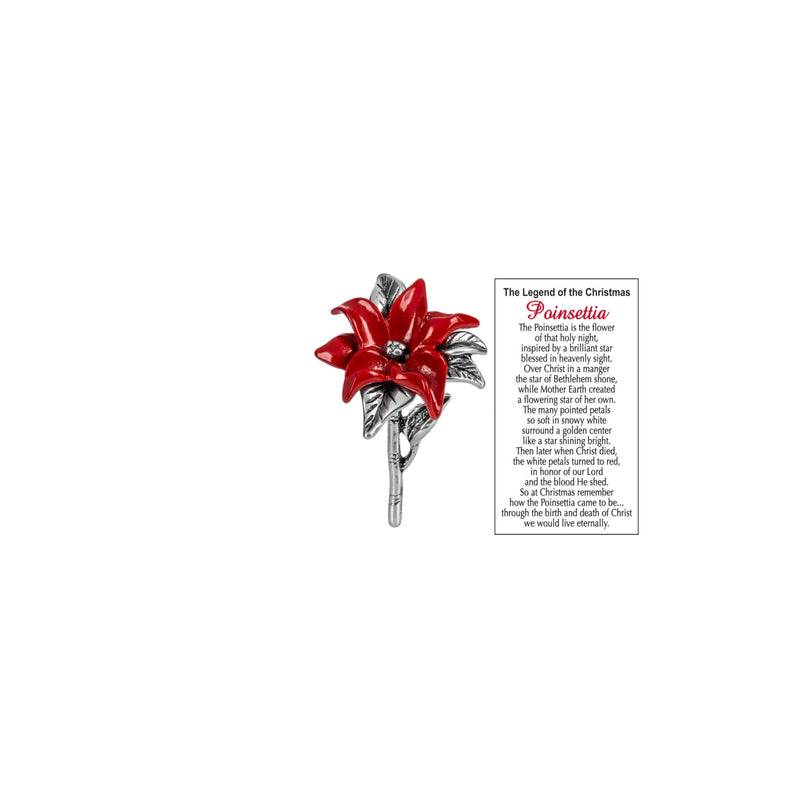 The Legend of the Christmas Poinsettia Charm