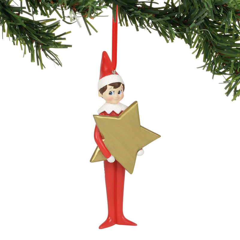 Elf on the Shelf with Star - The Country Christmas Loft