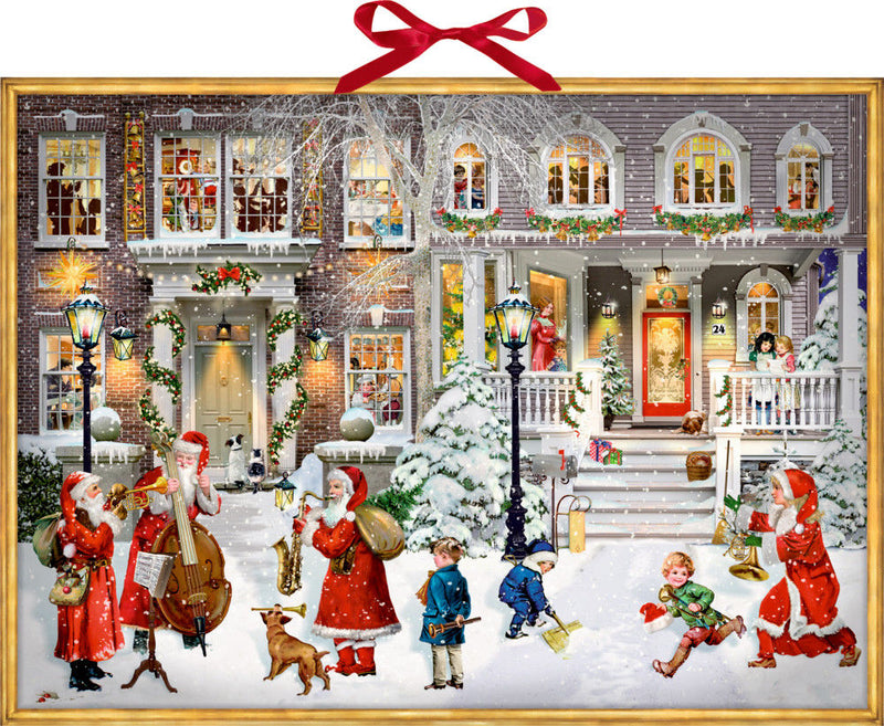 Huge Musical Advent Calendar - Christmas Carols - The Country Christmas Loft
