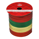 1/8 Inch Curling Ribbon - 4 Colors - 17.5 Feet Each - Red/Green/Gold