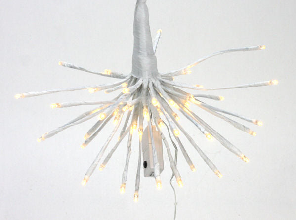 12 Inch 64 LED Branchball - White - The Country Christmas Loft