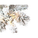 Laurel Pine Flocked Tree with White LED Lights - 7.5 Foot - Christmas >> Trees and Wreaths - by General Electric - view 3