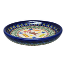 Ceramic Snack Plate - Gingerbread Joy Pattern