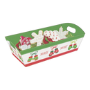 Cookie Tray With Cello Wrap - Merry Merry Mittens