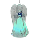 Birthstone Lighted Angel Ornament - - Christmas >> Ornaments >> Angels - by Roman - view 3
