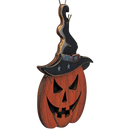 The Grand Jack-O'-Lantern Wooden Ornament - Halloween - by Tii Collections - view 2