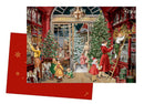 Nostalgic Christmas Shop Advent Card with Envelope