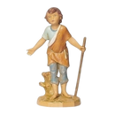 Savio - Boy Shepherd - 5 Inch Scale Nativity Figurine