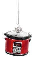 Slow Cooker Glass Ornament - Christmas >> Ornaments >> Food & Drink - by Midwest