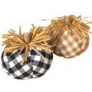 Buffalo Check Plush Pumpkin -