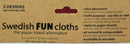 Swedish Fun Cloths – Evergreen Forever - 2 Pack - Kitchen Towels and Cloths - by Kay Dee Design - view 2