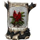 Lighted Holiday Cardinals Spinning Water Globe