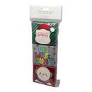 Holiday Gift Box Set of 3 - Santa, Snowman & Oh What Fun