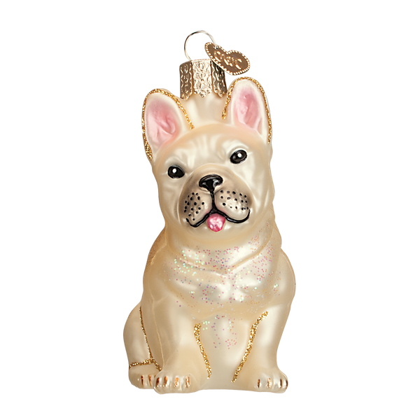 French Bulldog Glass Blown Ornament