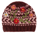 Cozy Embroidered Wool Beanie -