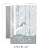 Elegant Box Card Collection – Winter Birds
