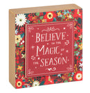 Botanical Art Block Decor -