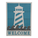 Lighthouse Design Welcome Wall Sign - Gift Shoppe >> Frames, Prints, and Signs >> Signs - by Gerson