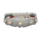 Battery Operated USB LED Candles Birch Tree With Santa & Tree Watern Lantern
