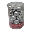 Ball Watch Shatterproof 40mm Ornaments - Set of 34 - Silver - Christmas >> Ornaments >> Shatterproof - by Lamphome - view 2