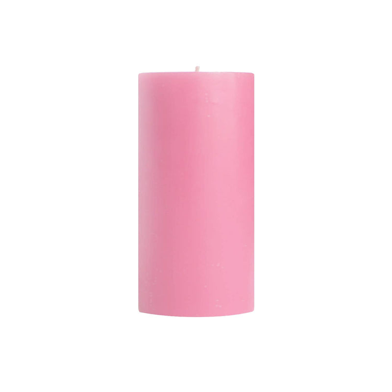 Mole Hollow Unscented Pillar Candle (Dusty Rose)  - - The Country Christmas Loft