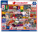 I Love Baseball - 1000 Piece Jigsaw Puzzle - Toy Shoppe >> Puzzles - by White Mountain Puzzles