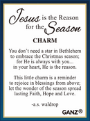 Jesus is the Reason for the Season Charm With Story Card