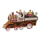 Lighted Musical Gingerbread Train - Christmas >> Figurines >> Gingerbread - by Roman