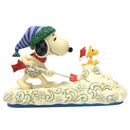 Snoopy Shoveling Snow Clearing The Way For Christmas Figurine