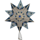Blue Radiance 10 Point Star Treetopper- 16 Inch - Christmas >> Tree Toppers - by Kurt Adler
