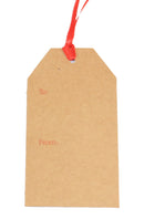 Christmas Luggage Gift Tag - Believe