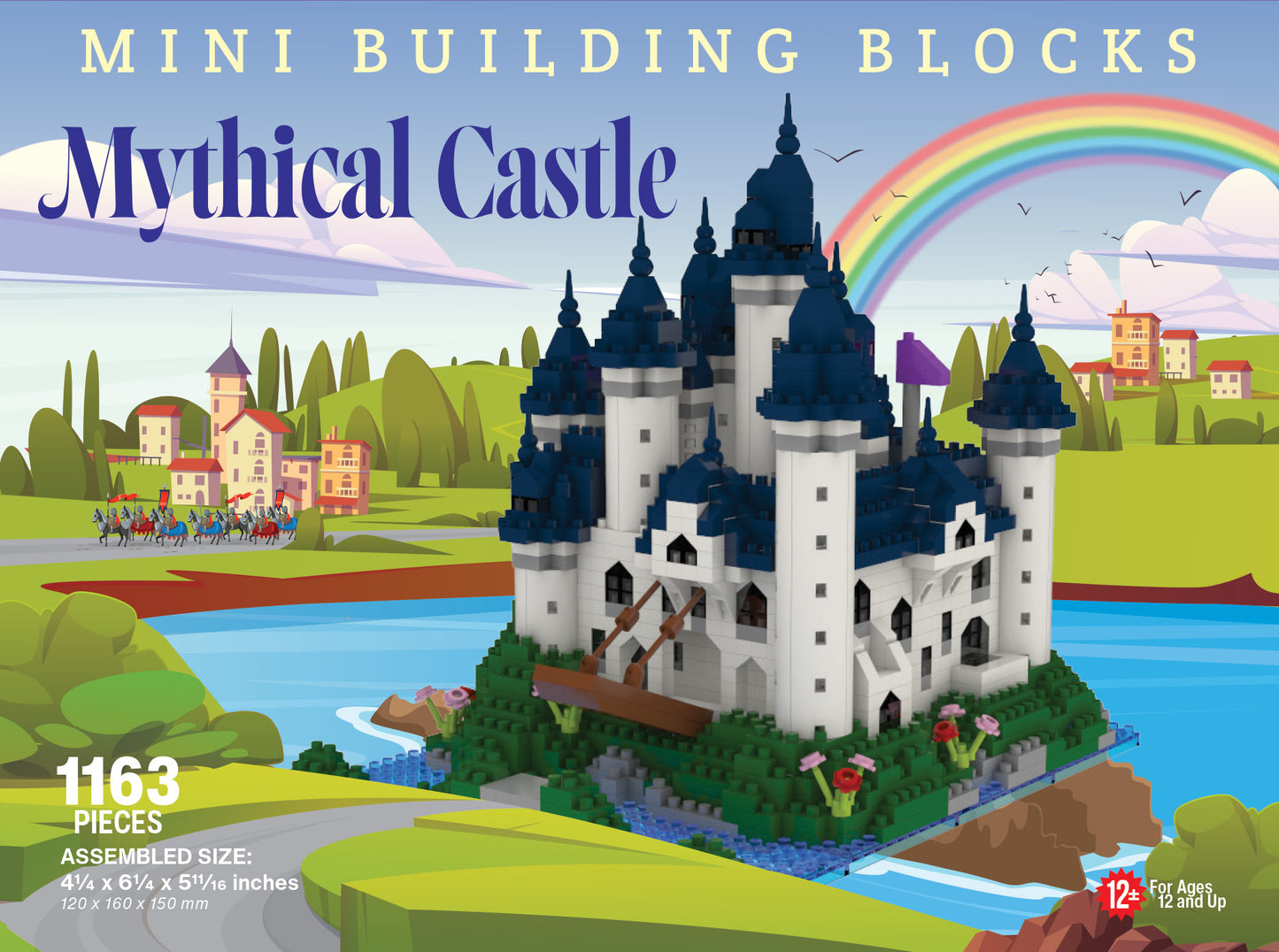 Mini Building Blocks Mythical Castle - 1,163 Piece Set – The Country ...