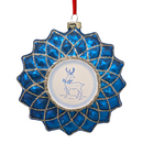 Blue Mosaic Reindeer Glass Ornament - Christmas >> Ornaments >> Glass - by Christmas By Krebs