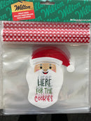 Santa - Resealable Christmas Treat Bags - 20 Count