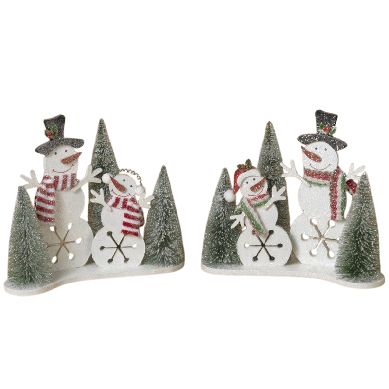 Snowman Family Figurine -