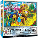Stained Glass - Wizard of Oz 500 Piece Jigsaw Puzzle - Toy Shoppe >> Puzzles - by Masterpiece Puzzle