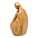 Modern Style Holy Family Carved Nativity - Olive Wood - 6.75 Inch