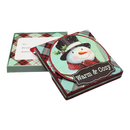 Gift Card Box - Square - Warm & Cozy Snowman