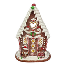 Whimsical Lighted Gingerbread Cottage - Christmas >> Figurines - by Kurt Adler - view 4